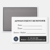 Custom Appointment Reminder Magnet (Voorkant / Achterkant)