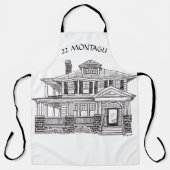 Custom apron design with a house schort (Voorkant)