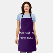 Custom Apron Personalized Name Logo Kitchen Gift Schort (Gedragen)