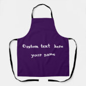 Custom Apron Personalized Name Logo Kitchen Gift Schort (Voorkant)