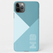 Custom Aqua Blauwgroen Zeevrucht Ocean Blue Gekleu iPhone Hoesje (Achterkant)