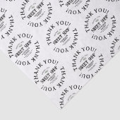 Custom Arch Logo Small Business Bedankt Tissuepapier (Detail)