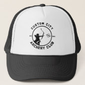 Custom Archery Club Gift voor spelers en fans Trucker Pet (Voorkant)