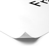 Custom ARCHIVAL ZWAARGEWICHT POSTER 36 "x24" (Hoek)