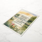 Custom Art Cliveden House Huwelijksuitnodiging Folie Uitnodiging (Gedraaid)