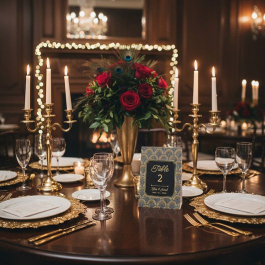 Custom Art Deco Thank You Tabletop Sign Reclamebord Met Voetstuk