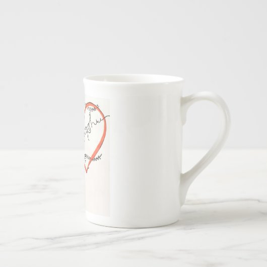 custom art design calligraphy porselein kop (Rechts)