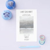 Custom Art Exhibit Adverteren Flyer (Enkel)