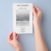 Custom Art Exhibit Adverteren Flyer (Hand)