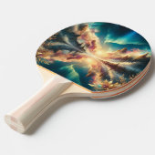 Custom Art Ping Pong Paddle Design Tafeltennisbatje (Voorkant Gekanteld)