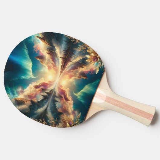 Custom Art Ping Pong Paddle Design Tafeltennisbatje (Zijkant)