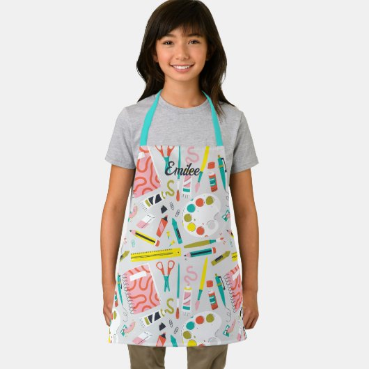 Custom Art Supply All-Over Print Art Schort (Insitu)