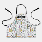 Custom Art Supply All-Over Print Art Schort (Voorkant)