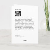 Custom Artist Wenskaart Sjabloon (Achterkant)