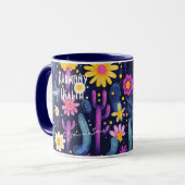 Custom Artistic Mok voor Wellness Business - Cactu (Voorkant links)