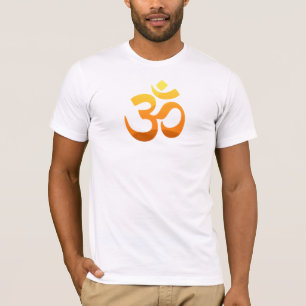 Custom Asana Relax Yoga Om Mantra Symbol Mannen T-shirt