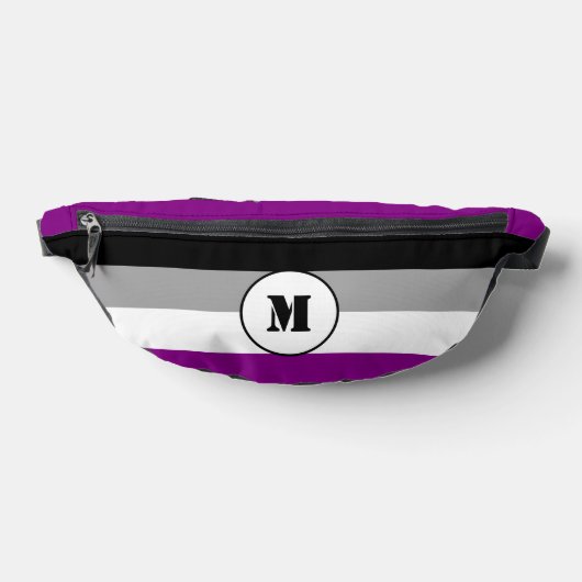 Custom asexuality flag  heuptasje (Liggend)