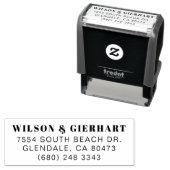 Custom Attorney Business Partnership Kantoor Zelfinktende Stempel (In situ)