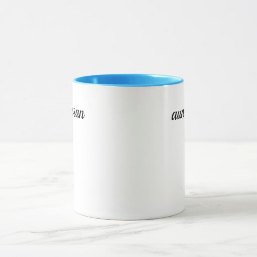 Custom Aunt Name Mug Best Aunt Ever Gift Mok (Midden)