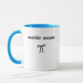 Custom Aunt Name Mug Best Aunt Ever Gift Mok (Links)