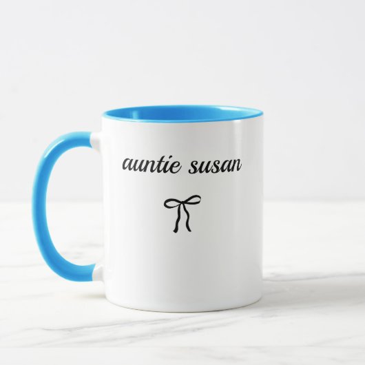 Custom Aunt Name Mug Best Aunt Ever Gift Mok (Links)