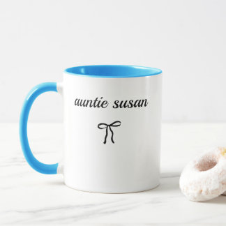 Custom Aunt Name Mug Best Aunt Ever Gift Mok