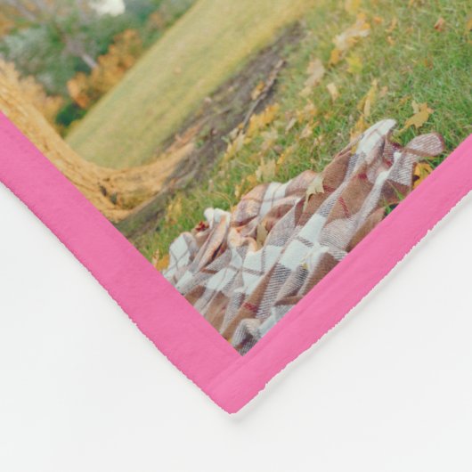 Custom Aunt Photo Throw Gift with Kids Names Fleece Deken (Hoek)