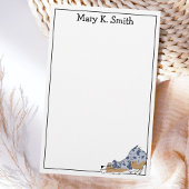 Custom Australian Shepherd Cute Dog Art Briefpapier