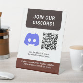 Custom Author Promotional Fan Reader Community Reclamebord Met Voetstuk (Insitu)