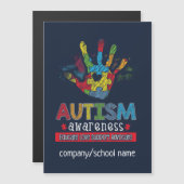 Custom Autism Awareness School Business (Voorkant / Achterkant)