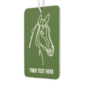 Custom auto luchtverfrisser met paard silhouet (Links)