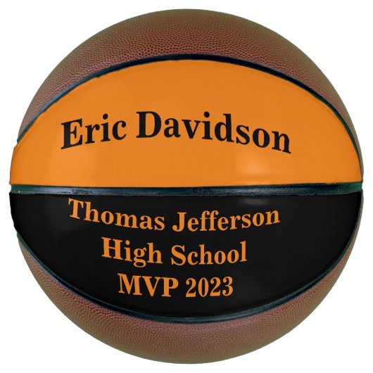 Custom Awards Basketball Basketbal (Voorkant)