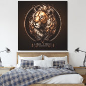 custom awesome logos #1 canvas afdruk (Insitu (Slaapkamer))