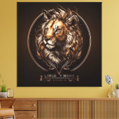 custom awesome logos #1 canvas afdruk (Insitu (Woonkamer))