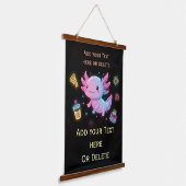 Custom Axolotl Cute Glowing Party Wall Tapestry Hangend Wandkleed (Gebogen)
