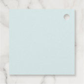 Custom Baby Bib Bedankjes Labels (Achterkant)