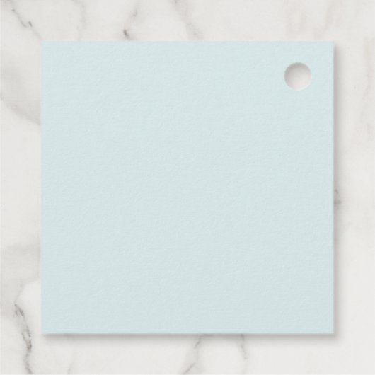 Custom Baby Bib Bedankjes Labels (Achterkant)