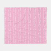 Custom Baby Blanket with Name, Personalized Name B Fleece Deken (Voorkant (Horizontaal))