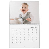Custom Baby Boy & Family 14 Photo Calendar 2026 Kalender (Mar 2026)