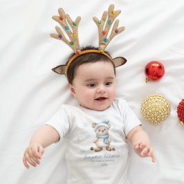 Custom Baby Boy My 1st Christmas Romper