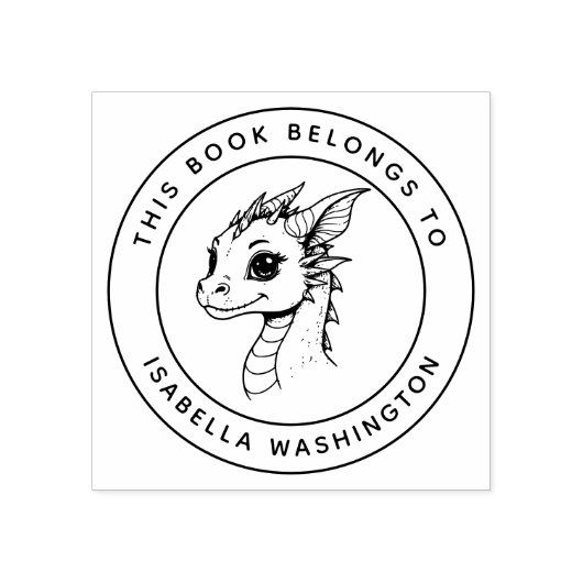 Custom Baby Dragon Dit boek hoort bij de naam van  Rubberstempel (Afrduk)