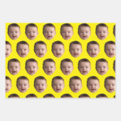 Custom Baby Face, Funny custom photo Inpakpapier Vel (Voorkant 3)