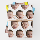 Custom Baby Face, Funny custom photo Inpakpapier Vel (In situ)