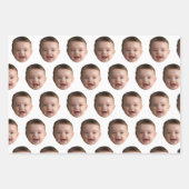 Custom Baby Face, Funny custom photo Inpakpapier Vel (Voorkant)