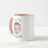 Custom Baby Face Mug for Grandpa Mok (Voorkant links)