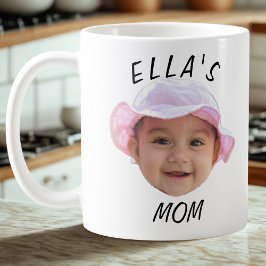 Custom Baby Face Photo Mom Gift Koffiemok