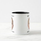 Custom Baby & Family Photo Face Mug custom grandma Mok (Midden)