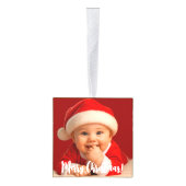Custom Baby First Christmas Ornament - Cute Gnomes (Rechts)