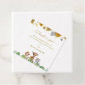 Custom Baby Giraffe Baby shower gunst Labels (In situ)