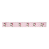 Custom Baby Girl Giraffe Satin Ribbon Satijnen Lint (Voorkant)